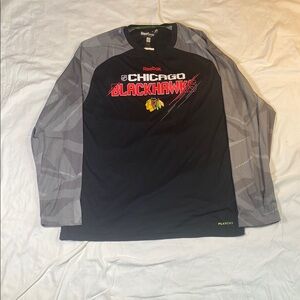 Reebok Black Chicago Blackhawks Men's Shirt